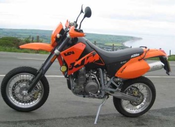 KTM LC640 Supermoto at TT 26th Milestone